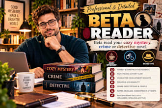beta read your psychological thriller, mystery or suspense novel