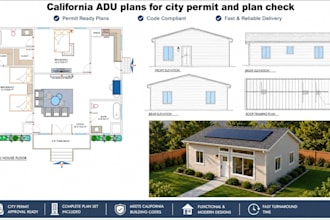 prepare california adu plans for city permit and plan check