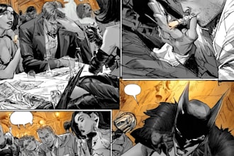 do professional lettering for your comic book