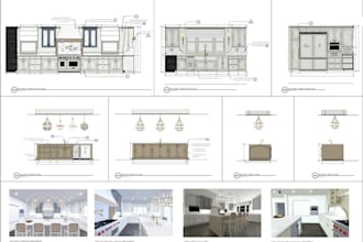 design a functional kitchen cabinet layout using 2020 design