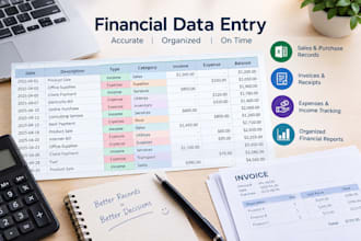 do accurate financial data entry in excel