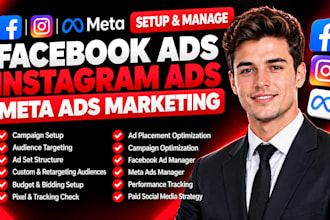 setup facebook ads campaign, instagram ads campaign, meta ads marketing