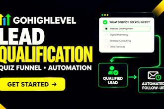 build gohighlevel quiz funnel for lead qualification and automation
