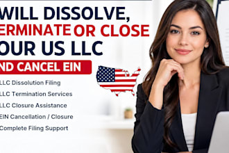 dissolve, terminate or close your US llc and cancel ein