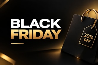 black friday banners and social media ads for your store