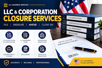 dissolve llc file ein corporation cancellation llc ammendment close ein