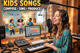 compose and sing kids song and music for your children