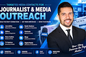 tv radio podcast media outreach journalist pitching corporate brand PR campaigns