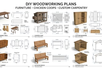 design DIY woodworking plans chicken coop furniture and carpentry plans