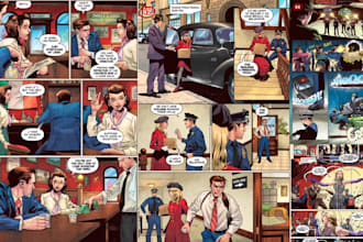 do comic book illustration comic book artist graphic novel webtoon comic artist