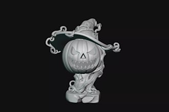 ready stl,pumpkin bust statue,halloween ornament decor,toys model for 3dprinting