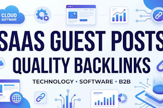 provide saas guest post via saas backlinks on high da saas websites