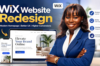 redesign your wix website homepage and improve user experience