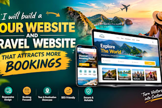build a tour website and travel website that
