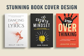 professional book cover design featuring custom kindle ebook covers and printre