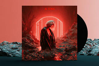 design album cover, music cover art and song artwork