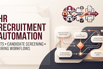 build HR recruitment automation with applicant tracking and candidate screening