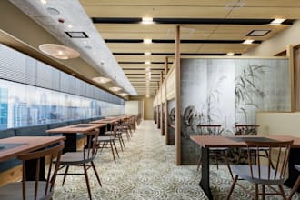 skp 3d modern restaurant interior, cafe lounge layout,cgi bakery,revit rendering