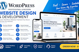 create wordpress website design