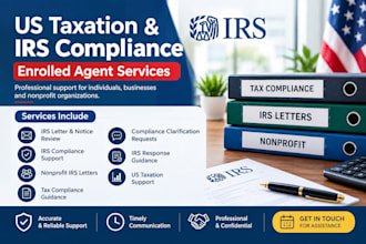 provide US tax compliance and irs compliance services
