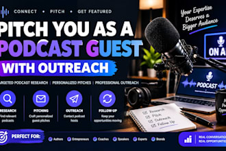 pitch you as a podcast guest with outreach
