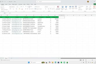do accurate data entry, excel, word and typing work