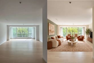 add virtual furniture to real estate photos for staging