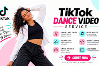 create a viral tik tok video dance for your song and promote it