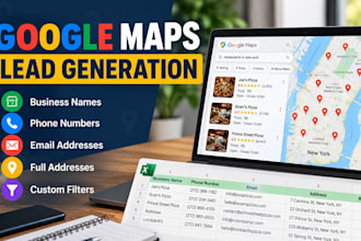 scrape google maps for b2b leads