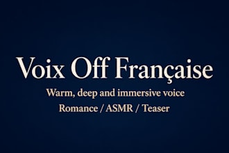 enregister une voix off francaise