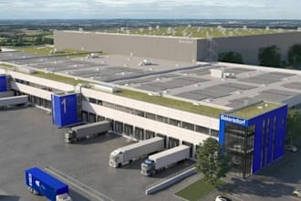 create 3d warehouse render, factory layout, facility design, industrial building