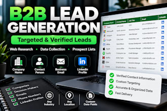 build targeted b2b lead lists with verified contact data