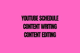 be your content creator