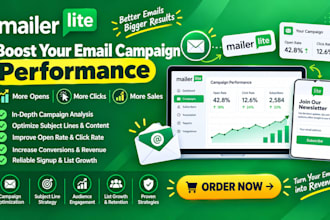 analyze and optimize mailerlite email campaign open rate few clicks performance