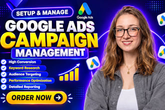 setup and manage google ads ppc campaigns with ga4 ecommerce tracking