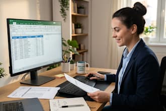 provide efficient data entry and advanced excel services