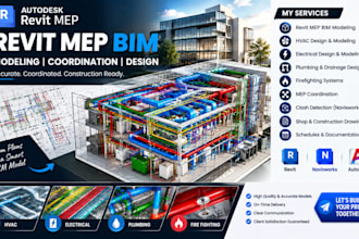 create revit mep bim models with coordination and navisworks clash detection