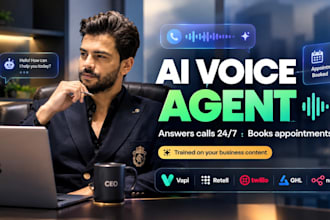 build ai voice agent, ai receptionist, vapi and retell ai calling agent