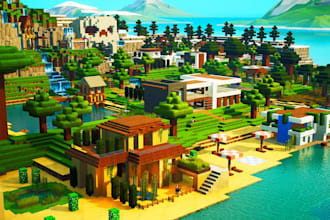 do a custom minecraft map and lobby as your minecraft builder