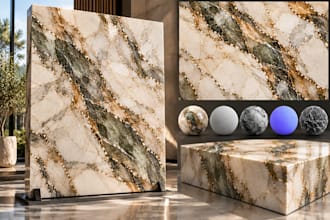 design seamless stone slab texture high resolution pbr material