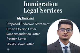 write eb2niw proposed endeavor statement and supporting expert opinion letters