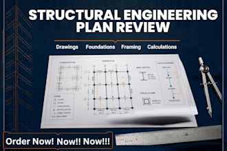 review structural plans and provide pe engineering seal texas florida california
