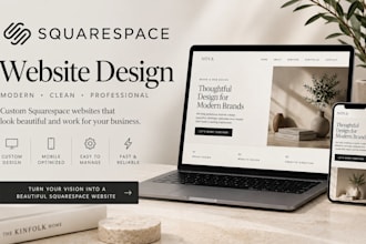 build squarespace website design