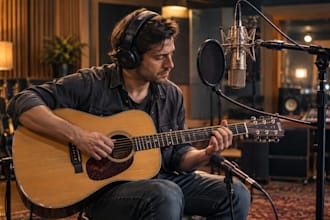 record pro nylon and classical guitar tracks
