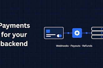 add payments to your app or backend project