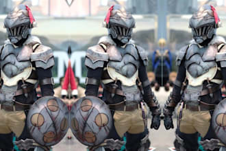 custom cosplay creation for anime game movie con wearable cosplay eva foam armor