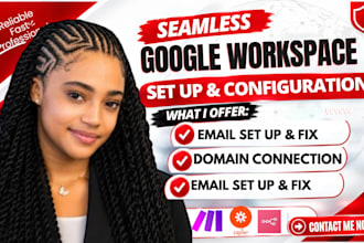 setup business email on google workspace, protonmaiil fix email