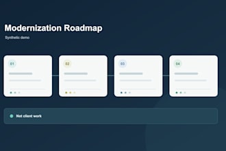 do data modernization consultation assessment