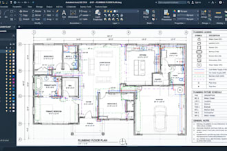 create residential plumbing plans and permit ready drawings