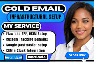 set up instantly ai and smartlead ai cold email infrastructure